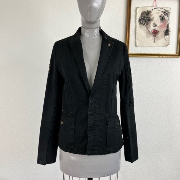 Zadig and Voltaire Virginia Grunge Blazer - Picture 3 of 16